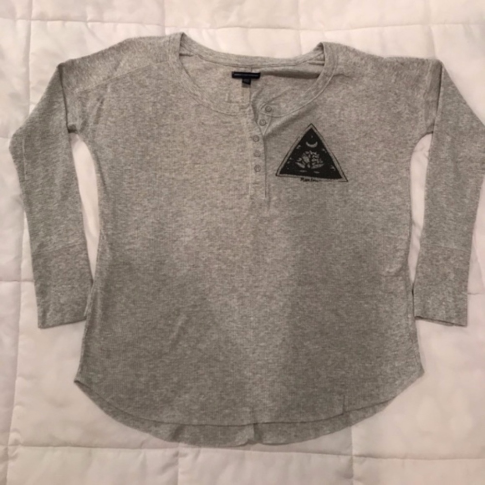 American Eagle Graphic Thermal Long Sleeve